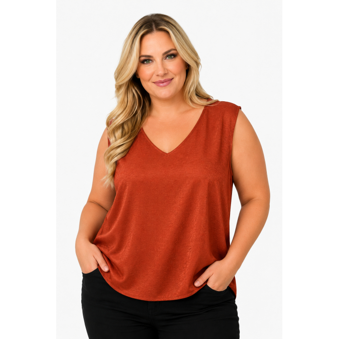PLUS SIZE ΜΠΛΟΥΖΑ ΑΜΑΝΙΚΗ