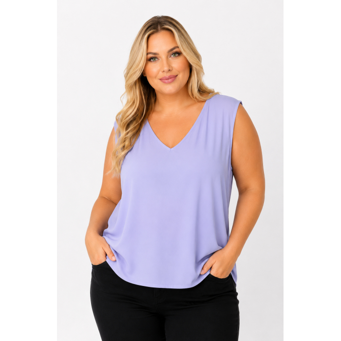 PLUS SIZE ΜΠΛΟΥΖΑ ΑΜΑΝΙΚΗ