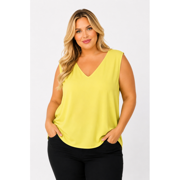 PLUS SIZE ΜΠΛΟΥΖΑ ΑΜΑΝΙΚΗ