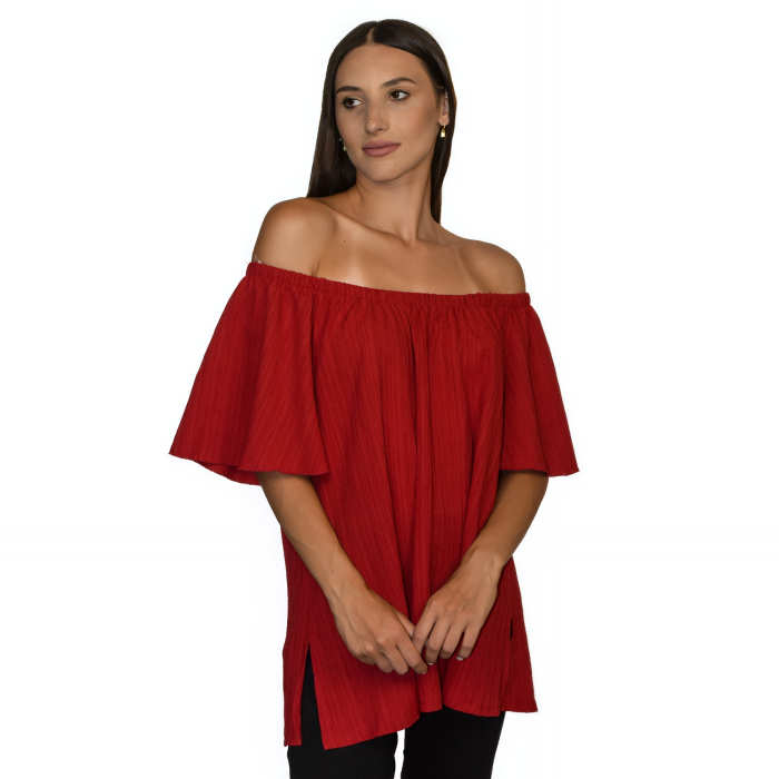 PLUS SIZE ΜΠΛΟΥΖΑ ΚΟΝΤΟΜΑΝΙΚΗ
