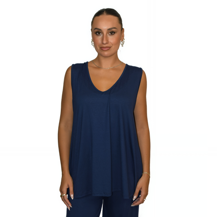 PLUS SIZE ΜΠΛΟΥΖΑ ΑΜΑΝΙΚΗ