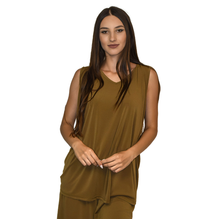PLUS SIZE ΜΠΛΟΥΖΑ ΑΜΑΝΙΚΗ
