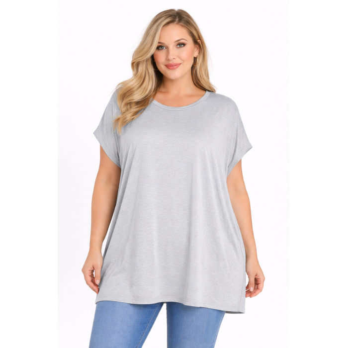 PLUS SIZE ΜΠΛΟΥΖΑ ΚΟΝΤΟΜΑΝΙΚΗ