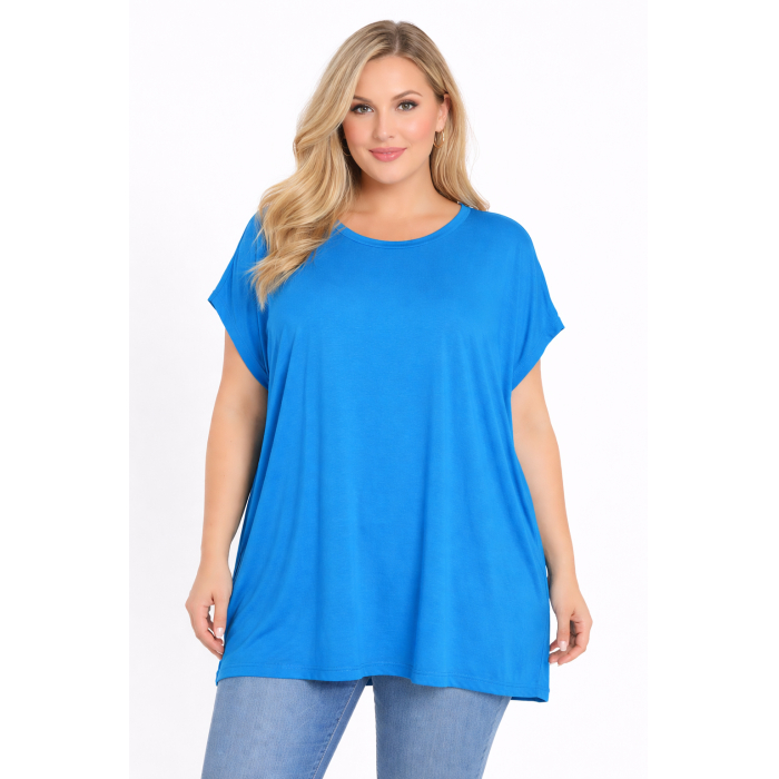 PLUS SIZE ΜΠΛΟΥΖΑ ΚΟΝΤΟΜΑΝΙΚΗ