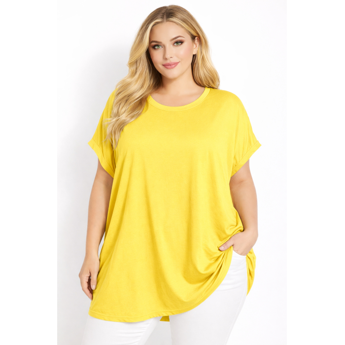 PLUS SIZE ΜΠΛΟΥΖΑ ΚΟΝΤΟΜΑΝΙΚΗ