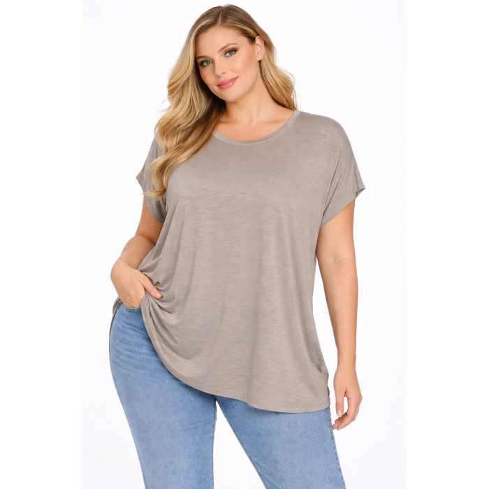 PLUS SIZE ΜΠΛΟΥΖΑ ΚΟΝΤΟΜΑΝΙΚΗ