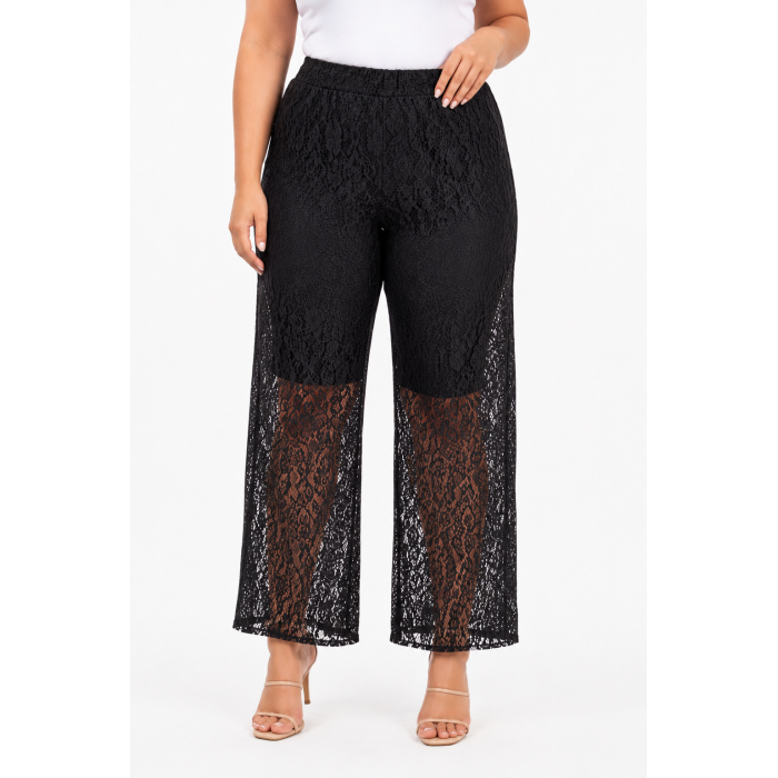 PLUS SIZE ΠΑΝΤΕΛΟΝΑ ΥΦΑΣΜΑΤΙΝΗ