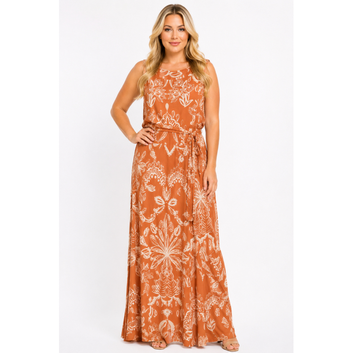 PLUS SIZE ΦΟΡΕΜΑ MAXI ΑΜΑΝΙΚΟ