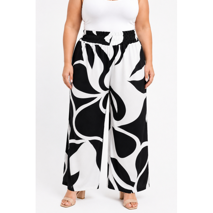 PLUS SIZE ΠΑΝΤΕΛΟΝΑ ΥΦΑΣΜΑΤΙΝΗ