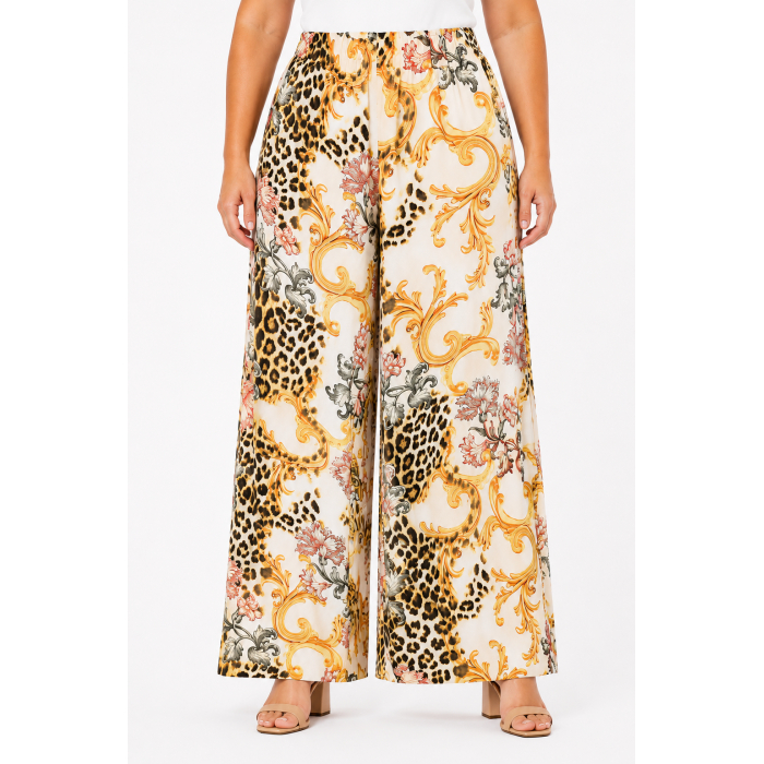 PLUS SIZE ΠΑΝΤΕΛΟΝΑ ΥΦΑΣΜΑΤΙΝΗ