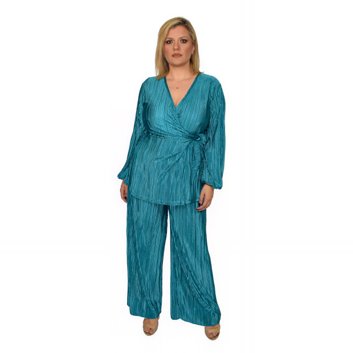 PLUS SIZE ΣΕΤ ΠΑΝΤΕΛΟΝΑ -ΜΠΛΟΥΖΑ