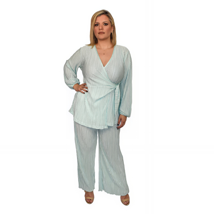 PLUS SIZE ΣΕΤ ΠΑΝΤΕΛΟΝΑ -ΜΠΛΟΥΖΑ