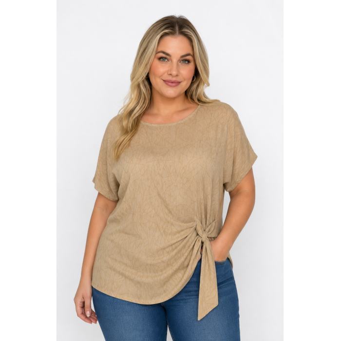 PLUS SIZE ΜΠΛΟΥΖΑ ΚΟΝΤΟΜΑΝΙΚΗ
