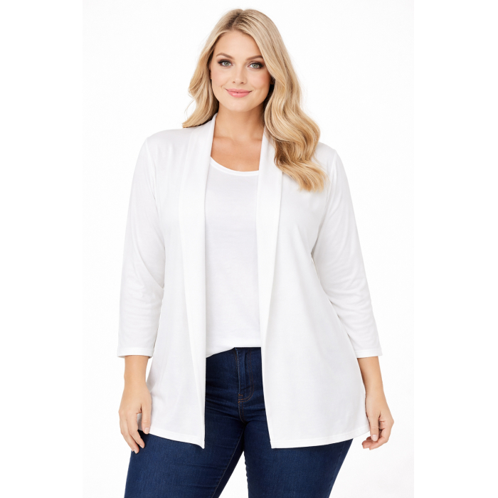 PLUS SIZE ΖΑΚΕΤΑ ΜΑΚΡΥΜΑΝΙΚΗ