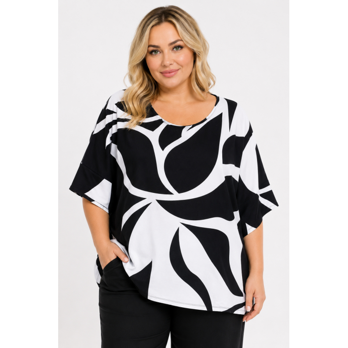 PLUS SIZE ΜΠΛΟΥΖΑ ΚΟΝΤΟΜΑΝΙΚΗ