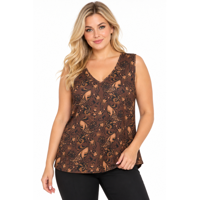 PLUS SIZE ΜΠΛΟΥΖΑ ΑΜΑΝΙΚΗ