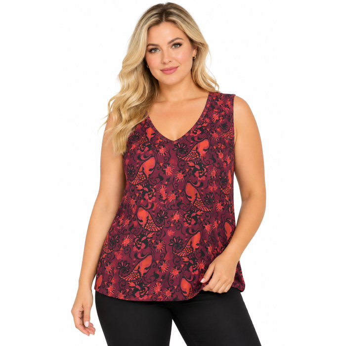 PLUS SIZE ΜΠΛΟΥΖΑ ΑΜΑΝΙΚΗ