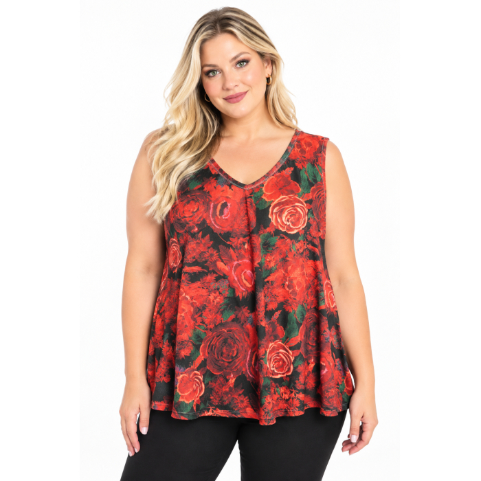 PLUS SIZE ΜΠΛΟΥΖΑ ΑΜΑΝΙΚΗ