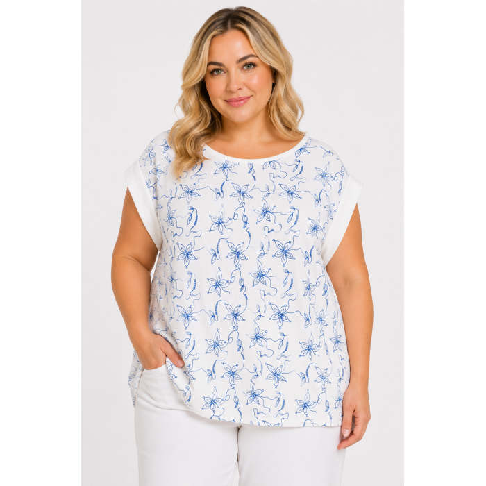 PLUS SIZE ΜΠΛΟΥΖΑ ΑΜΑΝΙΚΗ