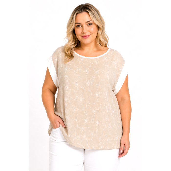 PLUS SIZE ΜΠΛΟΥΖΑ ΑΜΑΝΙΚΗ
