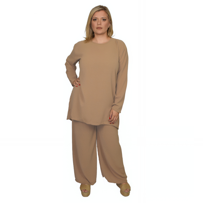 PLUS SIZE ΜΠΛΟΥΖΑ-ΠΑΝΤΕΛΟΝΑ