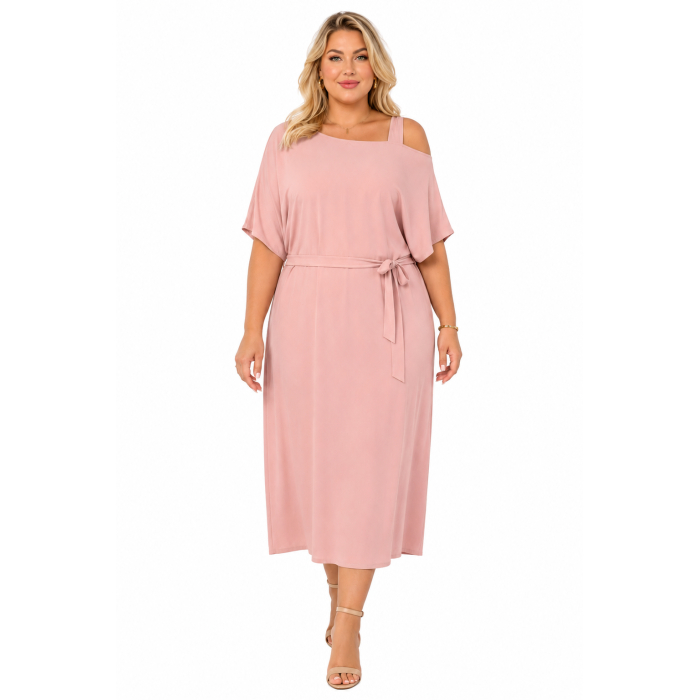 PLUS SIZE ΦΟΡΕΜΑ MAXI ΚΟΝΤΟΜΑΝΙΚΟ