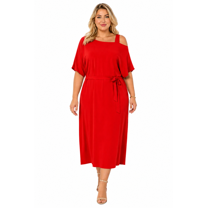 PLUS SIZE ΦΟΡΕΜΑ MAXI ΚΟΝΤΟΜΑΝΙΚΟ