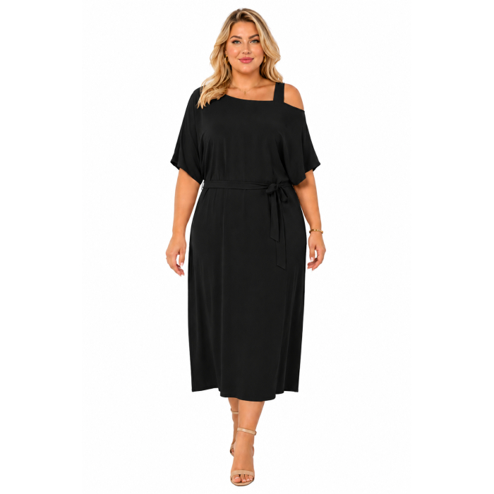 PLUS SIZE ΦΟΡΕΜΑ MAXI ΚΟΝΤΟΜΑΝΙΚΟ