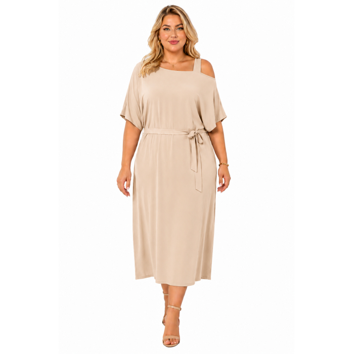 PLUS SIZE ΦΟΡΕΜΑ MAXI ΚΟΝΤΟΜΑΝΙΚΟ
