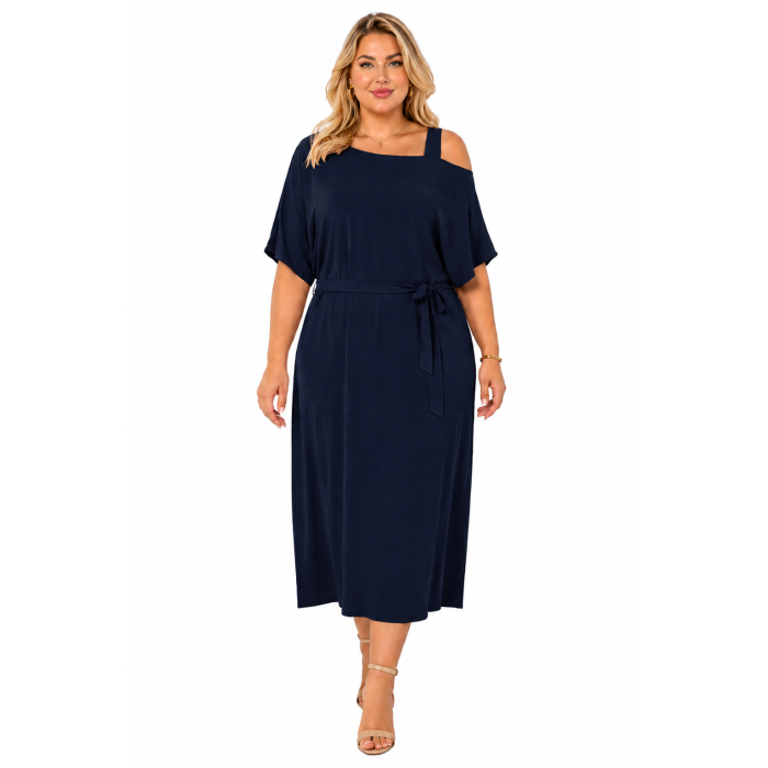 PLUS SIZE ΦΟΡΕΜΑ MAXI ΚΟΝΤΟΜΑΝΙΚΟ