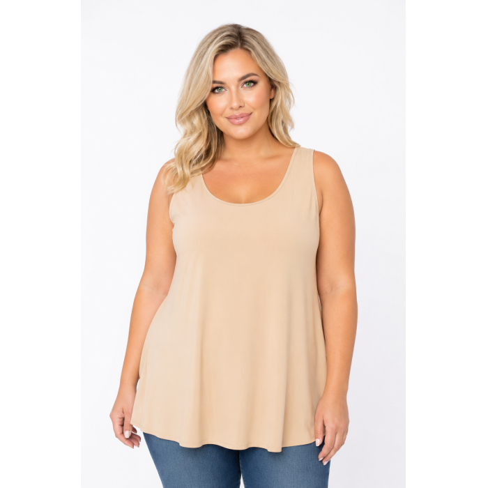 PLUS SIZE ΜΠΛΟΥΖΑ ΑΜΑΝΙΚΗ