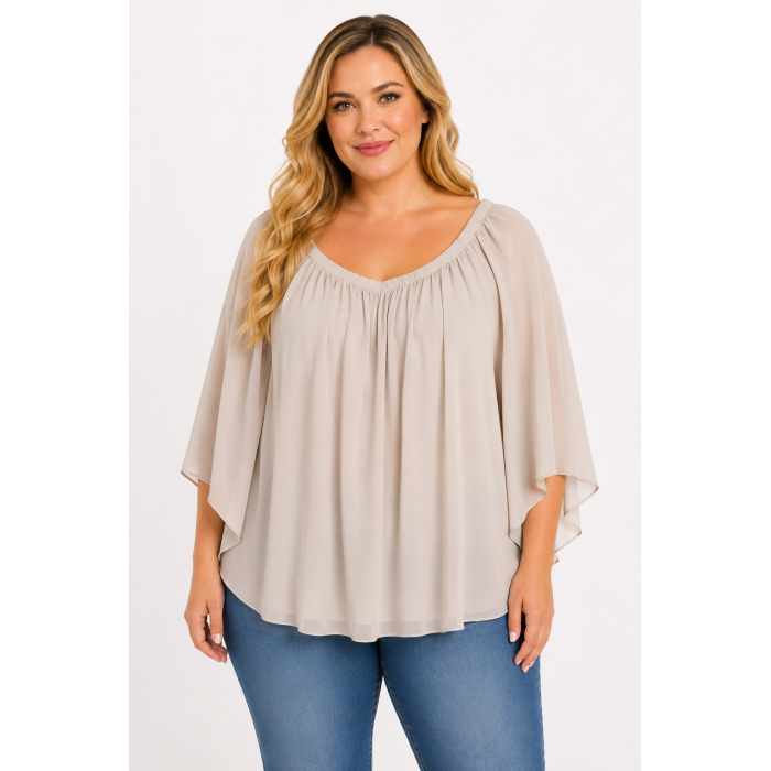 PLUS SIZE ΜΠΛΟΥΖΑ ΤΡΟΥΑΚΑΡ