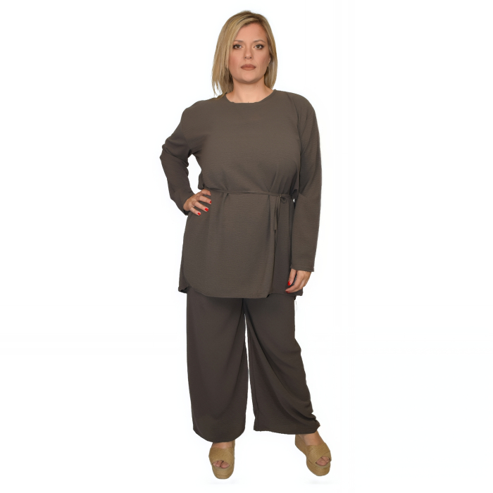 PLUS SIZE ΜΠΛΟΥΖΑ-ΠΑΝΤΕΛΟΝΑ