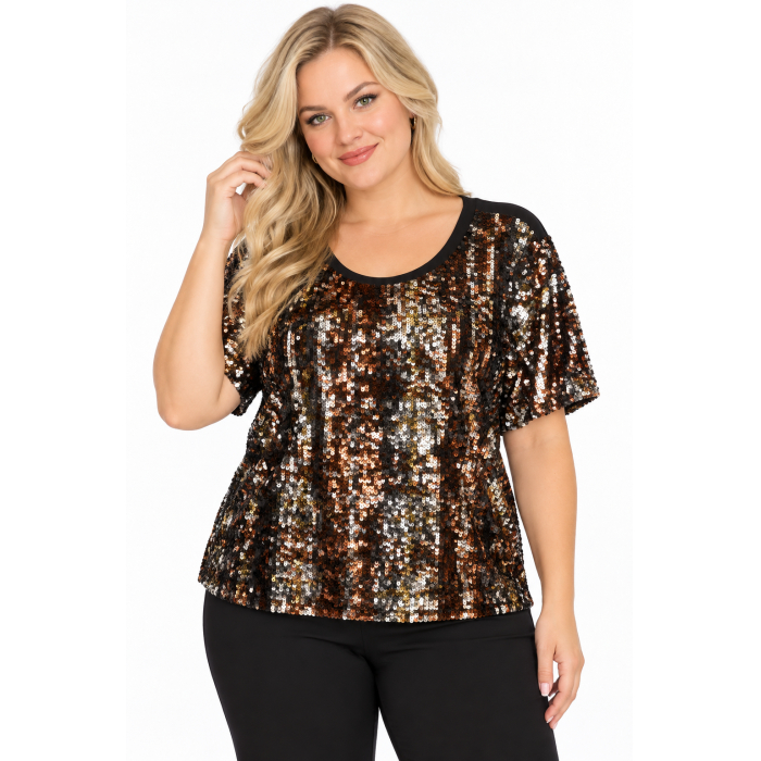 PLUS SIZE ΜΠΛΟΥΖΑ ΚΟΝΤΟΜΑΝΙΚΗ