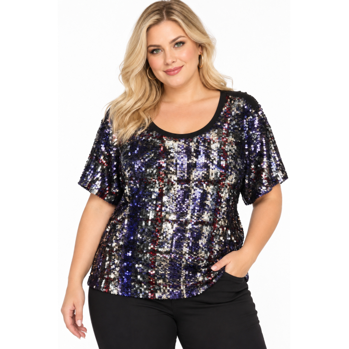 PLUS SIZE ΜΠΛΟΥΖΑ ΚΟΝΤΟΜΑΝΙΚΗ