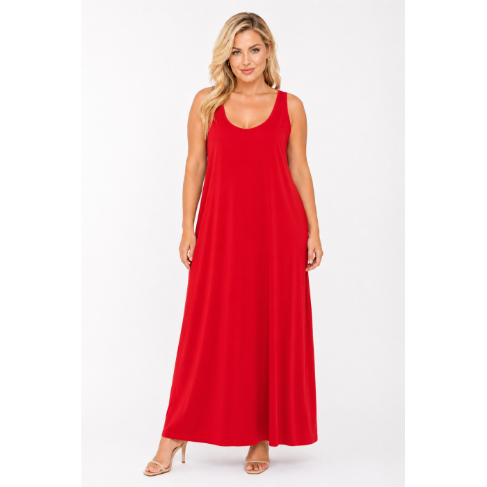 PLUS SIZE ΦΟΡΕΜΑ MAXI ΑΜΑΝΙΚΟ