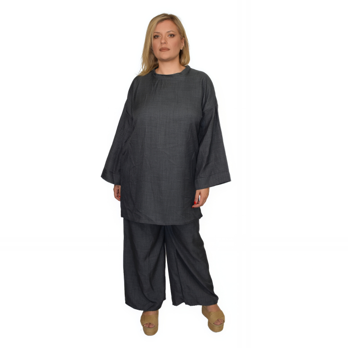 PLUS SIZE ΜΠΛΟΥΖΑ-ΠΑΝΤΕΛΟΝΑ