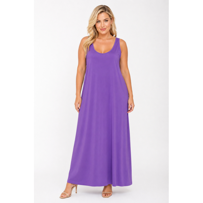 PLUS SIZE ΦΟΡΕΜΑ MAXI ΑΜΑΝΙΚΟ