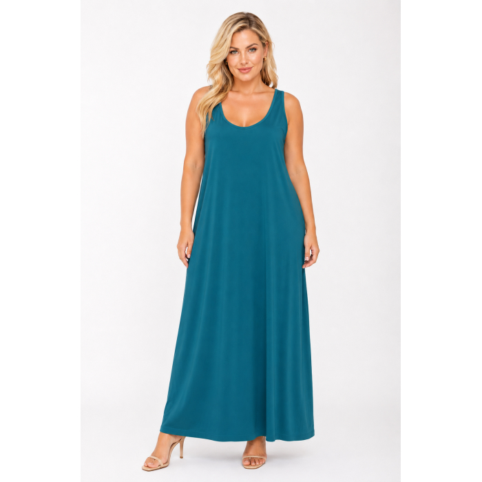 PLUS SIZE ΦΟΡΕΜΑ MAXI ΑΜΑΝΙΚΟ