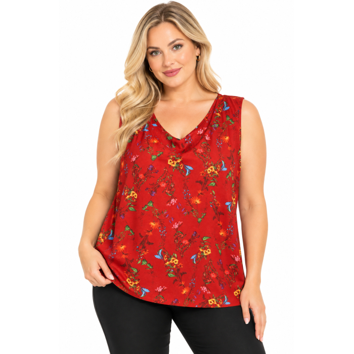 PLUS SIZE ΜΠΛΟΥΖΑ ΑΜΑΝΙΚΗ