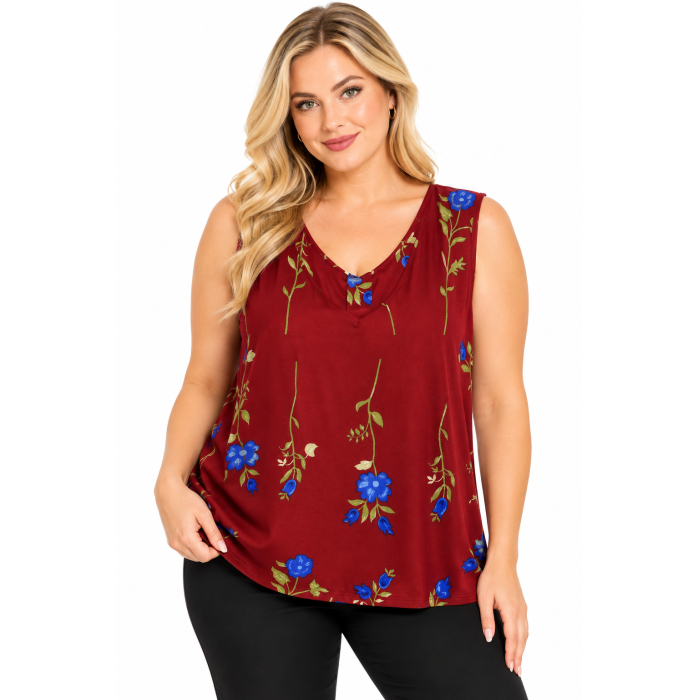 PLUS SIZE ΜΠΛΟΥΖΑ ΑΜΑΝΙΚΗ
