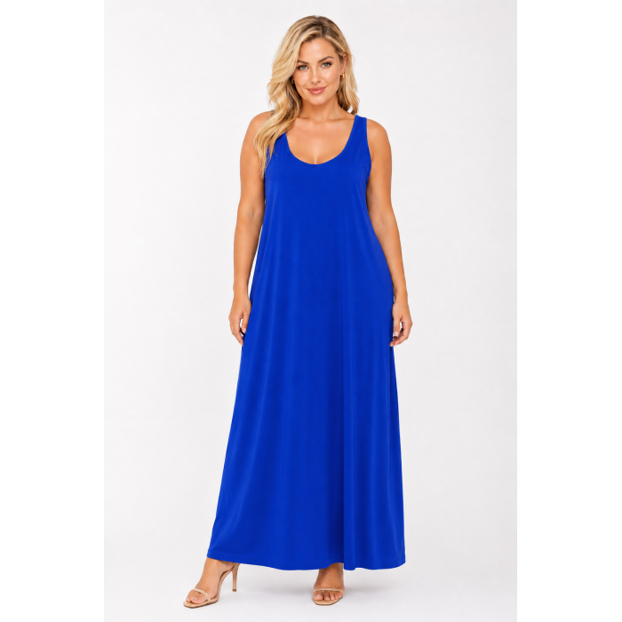 PLUS SIZE ΦΟΡΕΜΑ MAXI ΑΜΑΝΙΚΟ