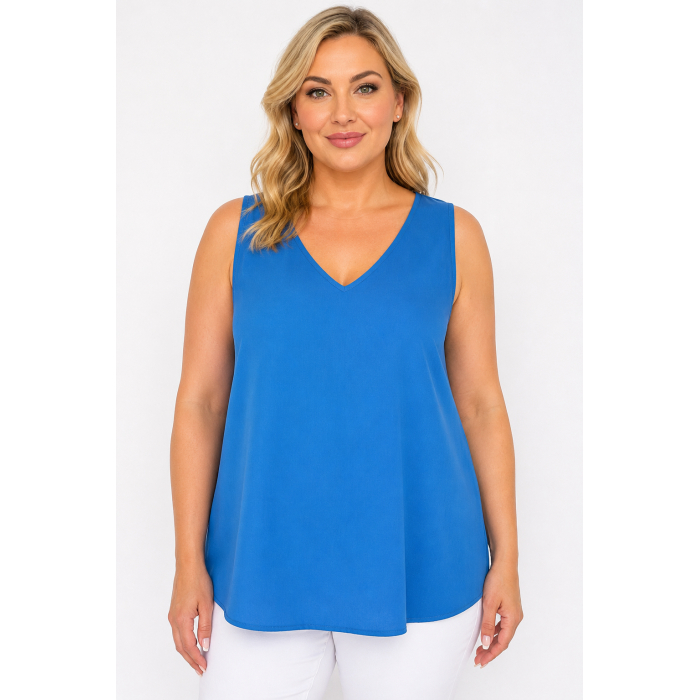 PLUS SIZE ΜΠΛΟΥΖΑ ΑΜΑΝΙΚΗ