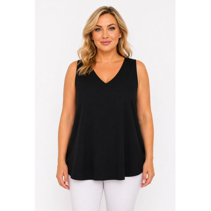 PLUS SIZE ΜΠΛΟΥΖΑ ΑΜΑΝΙΚΗ