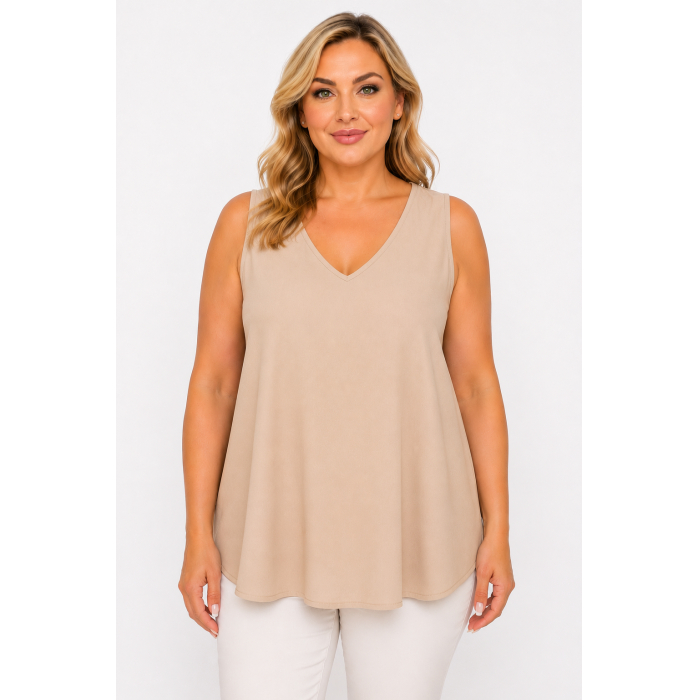 PLUS SIZE ΜΠΛΟΥΖΑ ΑΜΑΝΙΚΗ