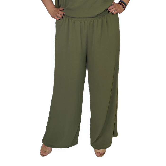 PLUS SIZE ΠΑΝΤΕΛΟΝΑ ΥΦΑΣΜΑΤΙΝΗ