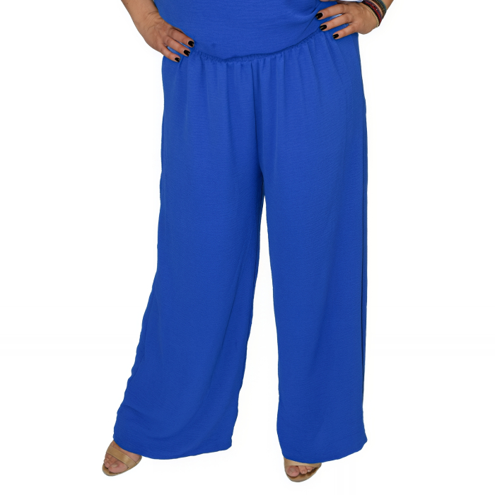 PLUS SIZE ΠΑΝΤΕΛΟΝΑ ΥΦΑΣΜΑΤΙΝΗ