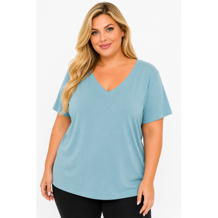 PLUS SIZE ΜΠΛΟΥΖΑ ΚΟΝΤΟΜΑΝΙΚΗ