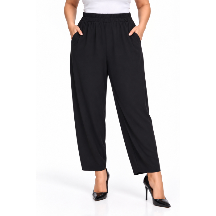 PLUS SIZE ΠΑΝΤΕΛΟΝΙ ΥΦΑΣΜΑΤΙΝΟ