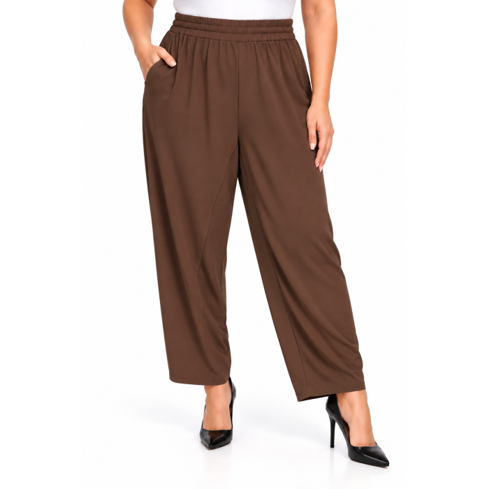 PLUS SIZE ΠΑΝΤΕΛΟΝΙ ΥΦΑΣΜΑΤΙΝΟ